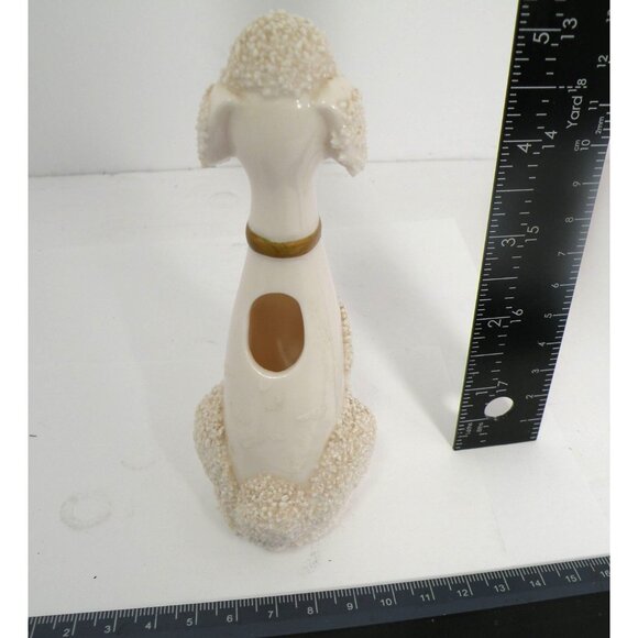 Vintage Funky Cool White Spaghetti Sugar Poodle 1950s MCM JW Rice and Co - Picture 5 of 8